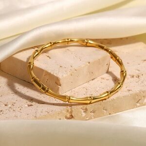 18k Gold Filled Bangle Bracelet for women